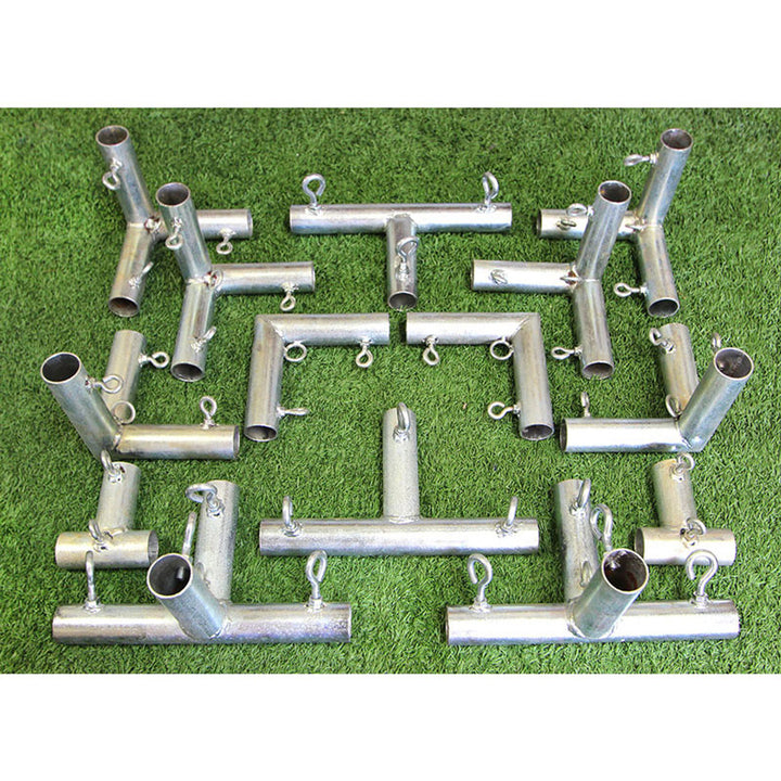 High Velocity 20x10x10 Golf Cage Complete Frame Corner Kit