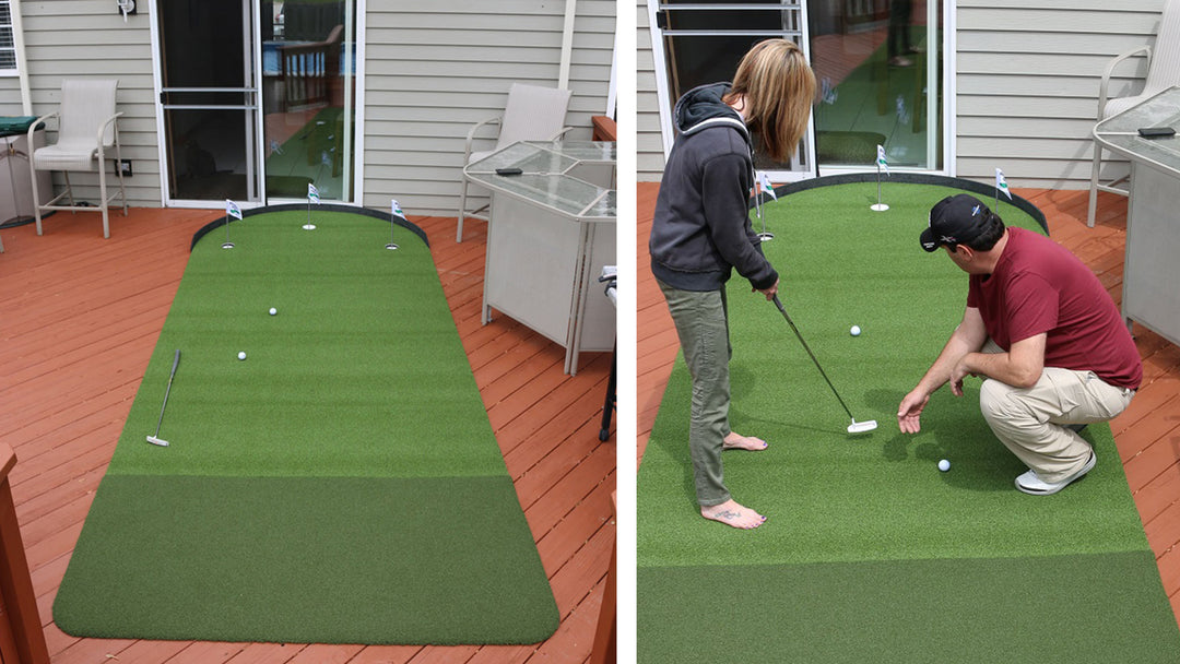 Big Moss Commander Patio Series Putting Green 6ft x 15ft 3 Cups Putting Greens