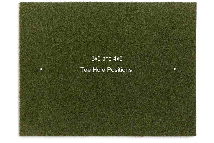 Dura-Star Premium Residential Golf Hitting  Mat 3x5 and 4x5 Tee Hole Positions