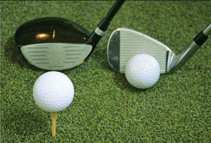 Dura-Star Pro-Action Wood Tee Golf Mat - Practice with any golf club on this premium golf hitting mat