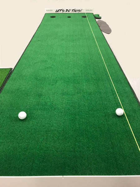Big Moss Michael Breed’s “Let’s Do This!” Training Green 3ft x 10ft 3 Cups Putting Greens