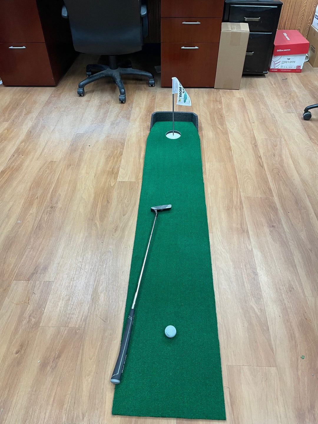 Big Moss Office Fit Putting Green - 6 ft. x 14 in. Putting Greens