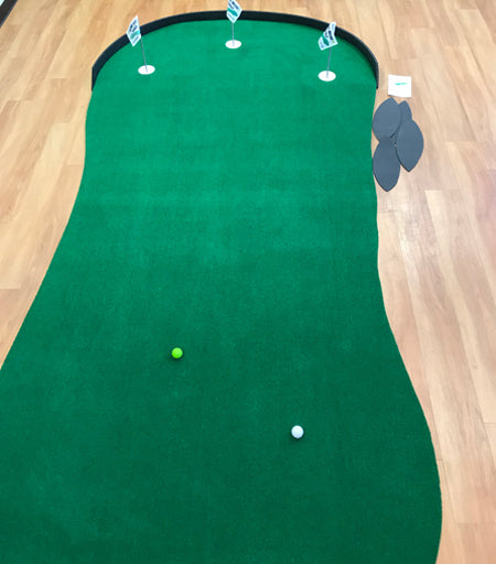 Big Moss Admiral Indoor Putting Green 6ft x 15ft 3 Cups Putting Greens