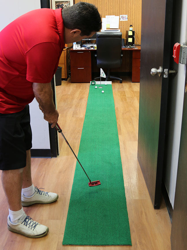 Big Moss Office Fit 16+ Putting Green - 16 ft x 18 in - 1 Cup Putting Greens