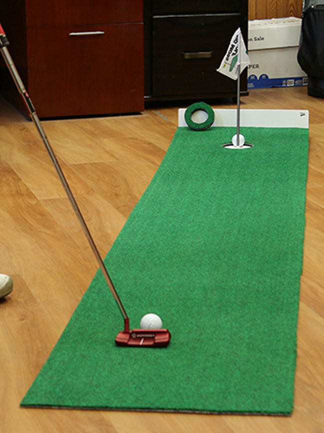 Big Moss Office Fit Putting Green - 8 ft. x 18 in. - 1 Cup Putting Greens