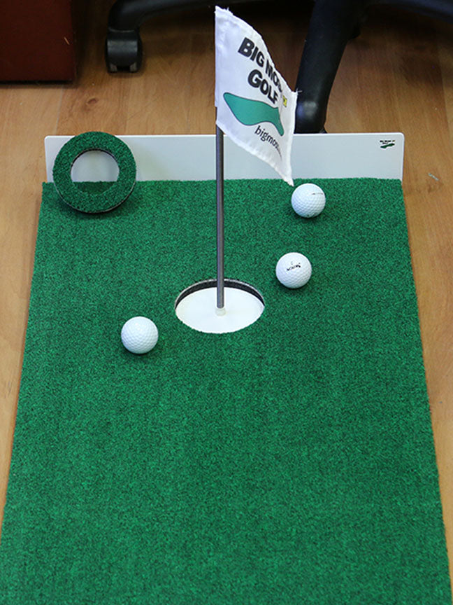 Big Moss Office Fit Putting Green - 8 ft. x 18 in. - 1 Cup Putting Greens