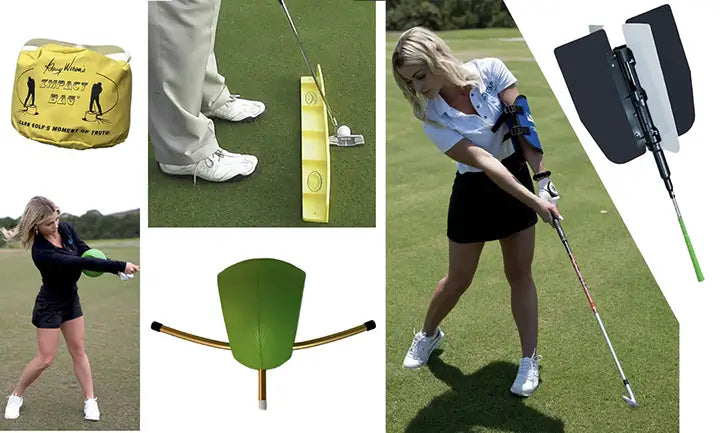 Pair your golf hitting mat with our golf training aids to turn simple swings into game-changing progress! We offer Golf Training aids for every aspect of your game!