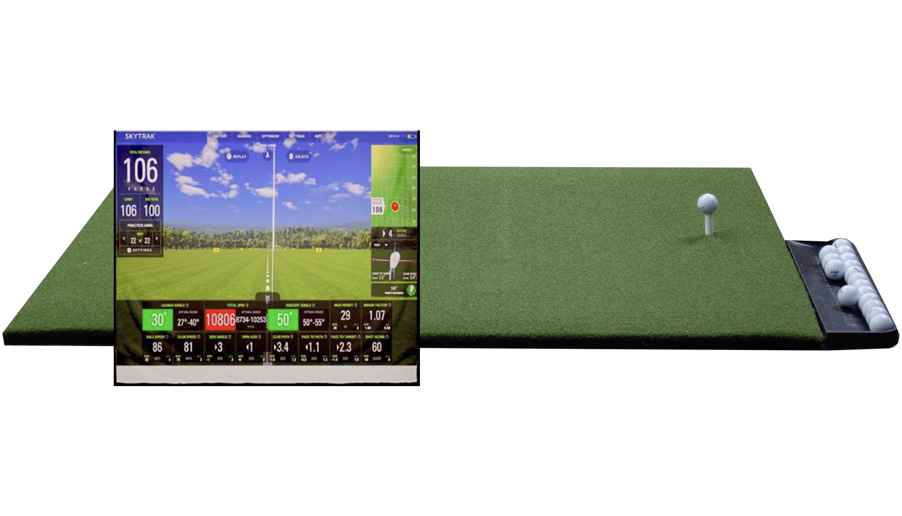 Golf Simulator Mats - Free Shipping