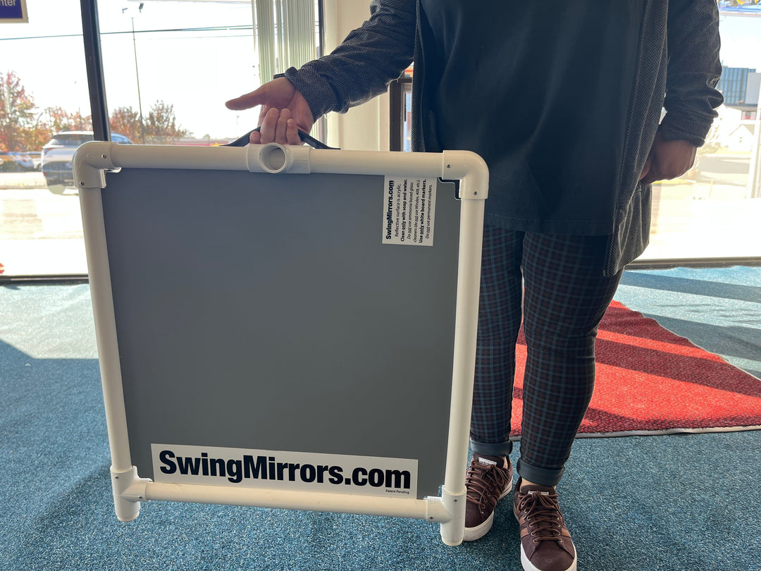 Golf Swing Mirrors Full size 2x4 and half size 2x2 Full Swing Aids