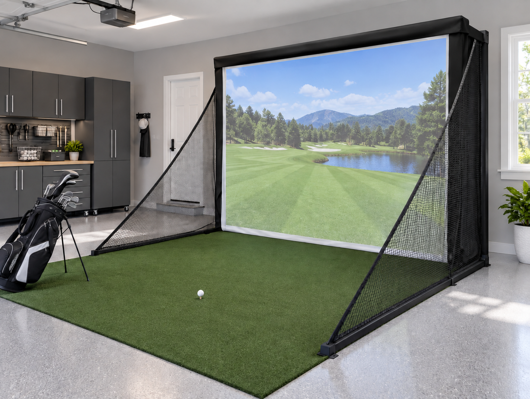 8x13x2 America's Micro Bay Compact Golf Simulator Enclosure