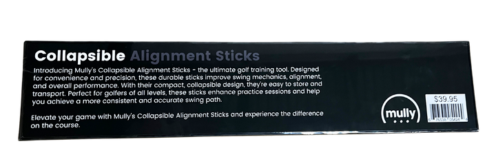 Collapsible Alignment Sticks. Full Swing and Short Game Golf Training Aid