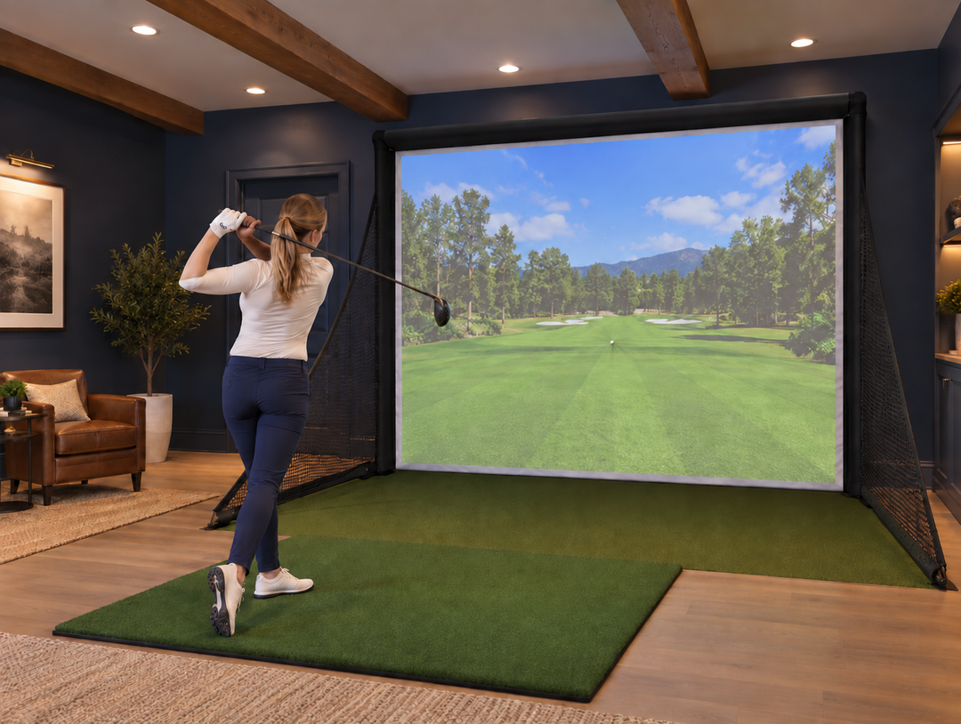 9x12x2 America's Micro Bay Compact Golf Simulator Enclosure