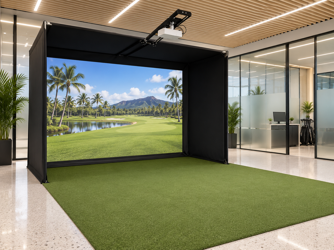 9x12x5 America's Choice Golf Simulator Enclosure