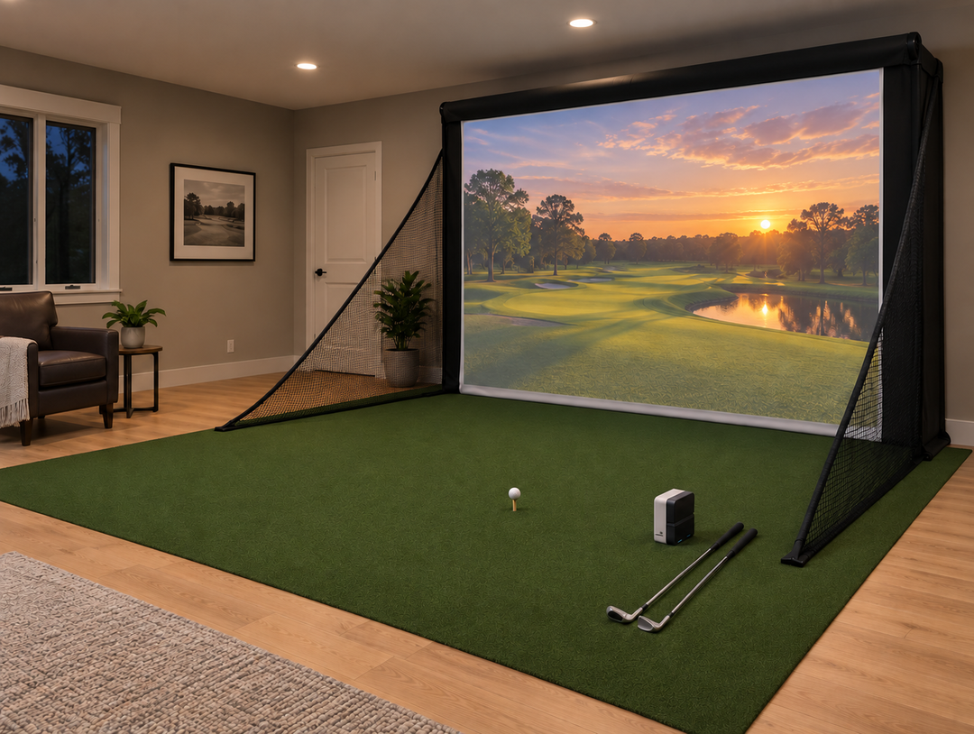 9x16x2 America's Micro Bay Compact Golf Simulator Enclosure
