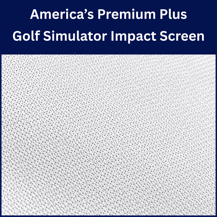 America's Premium Plus Golf Simulator Impact Screen