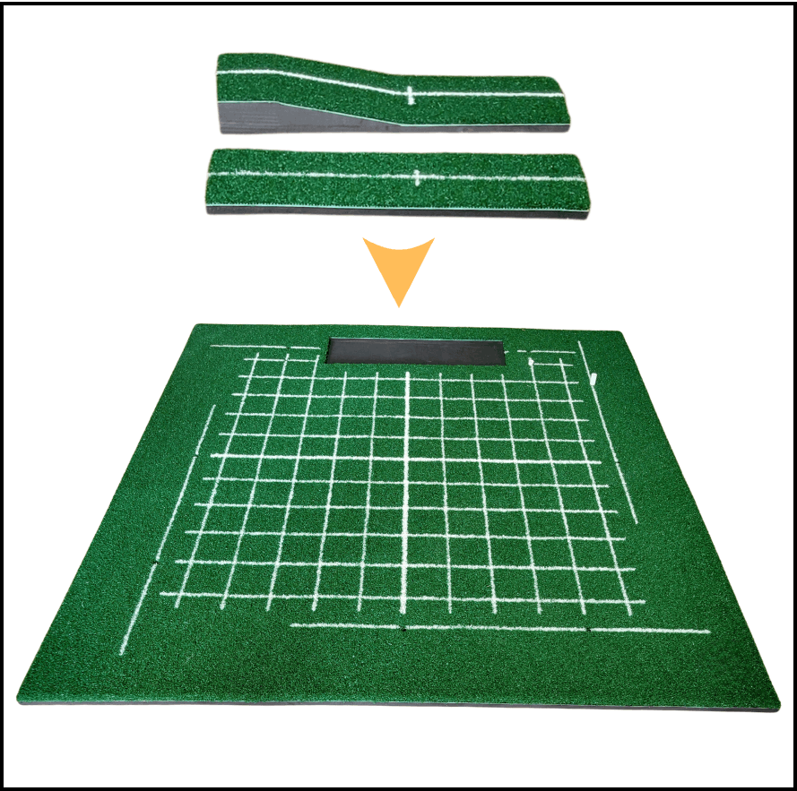 Golf Teaching Mat – Full Swing Golf Training Aid for Better Ball Striking