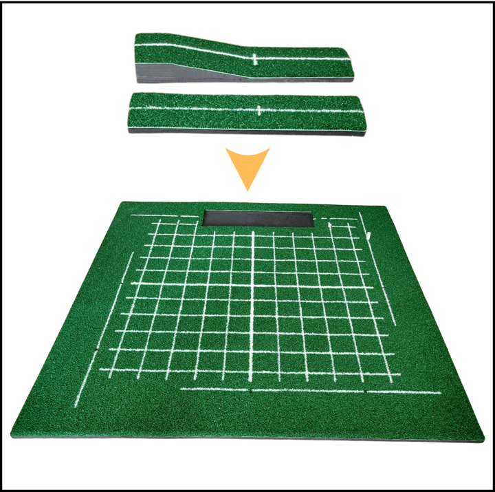Golf Teaching Mat – Full Swing Golf Training Aid for Better Ball Striking