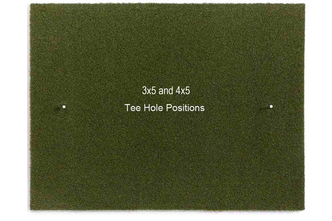 Dura-Star Premium Residential Golf Hitting  Mat 3x5 and 4x5 Tee Hole Positions