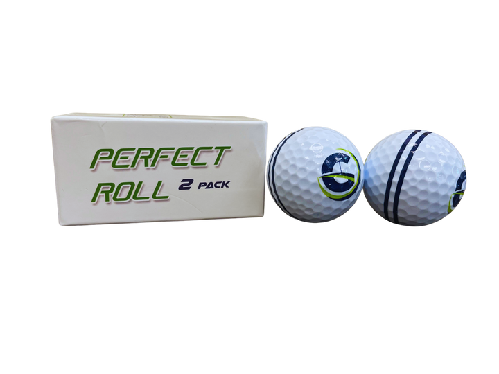 Perfect Roll Golf Balls - 2 Pack. Putting Training Aid