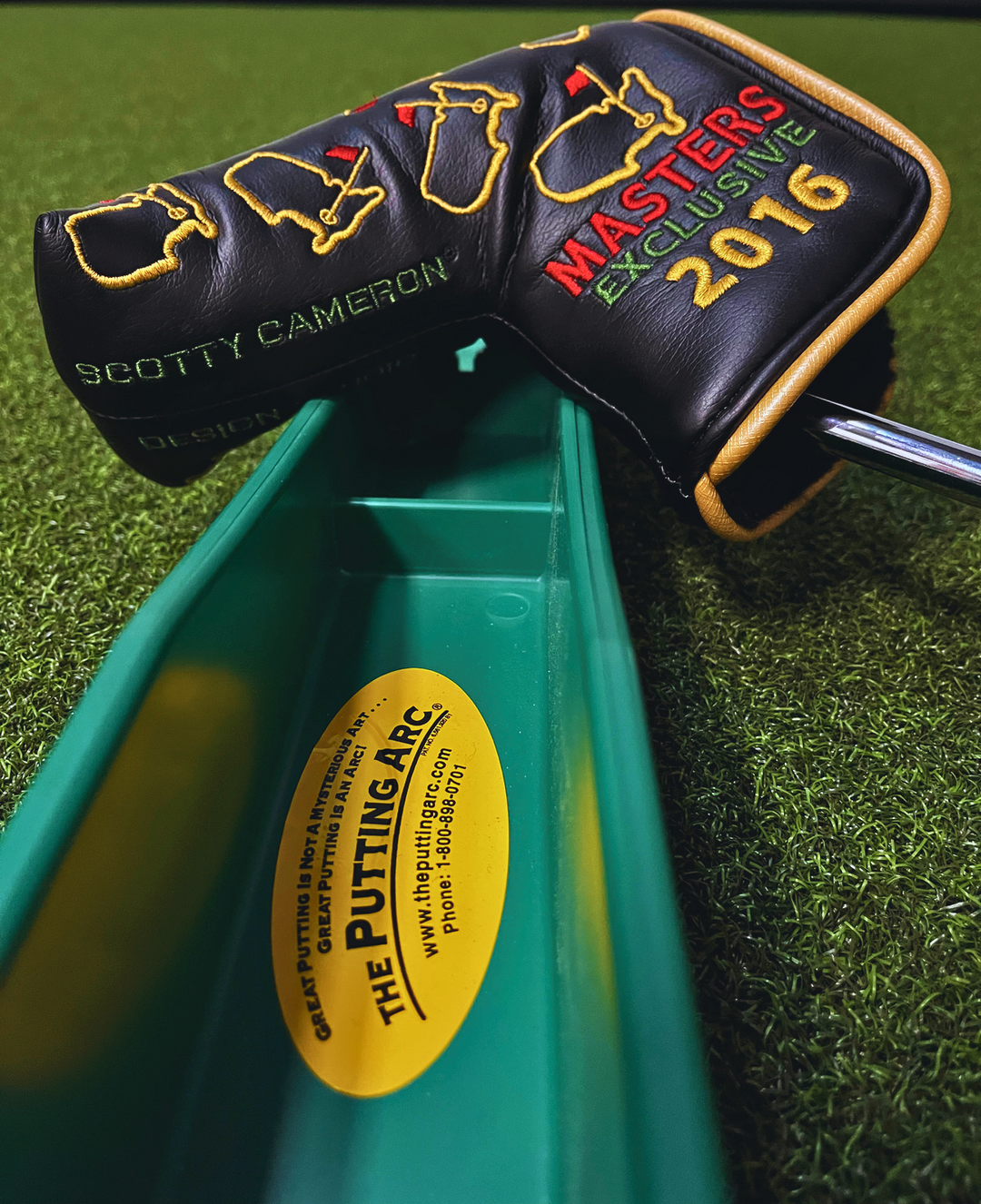 Putting Arc Limited Edition Green! Golf Putting Training Aid Putting Aids