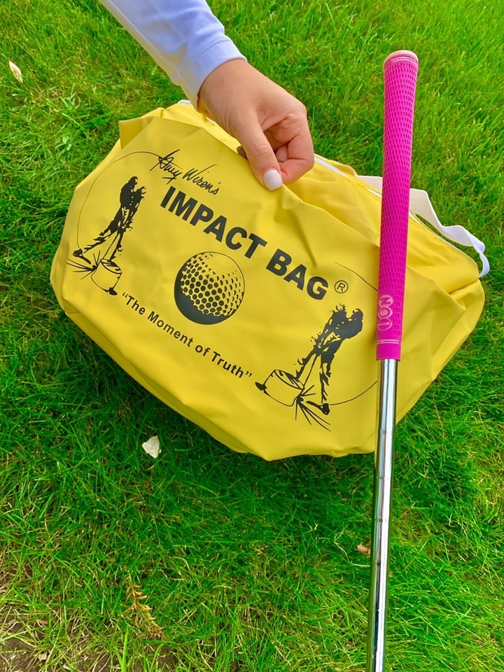 Golf Impact Bag® by Dr. Gary Wiren. Full Swing Golf Training Aid Full Swing Aids