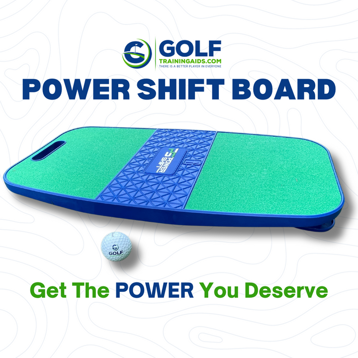 Power Shift Board. Full Swing & Short Game Golf Training Aid.