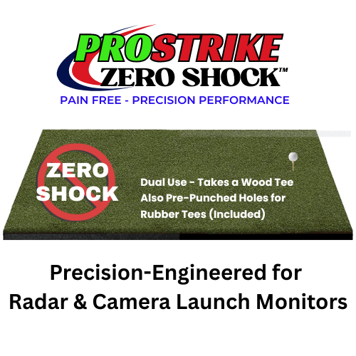 Golf Simulator Mats - ProStrike Zero Shock