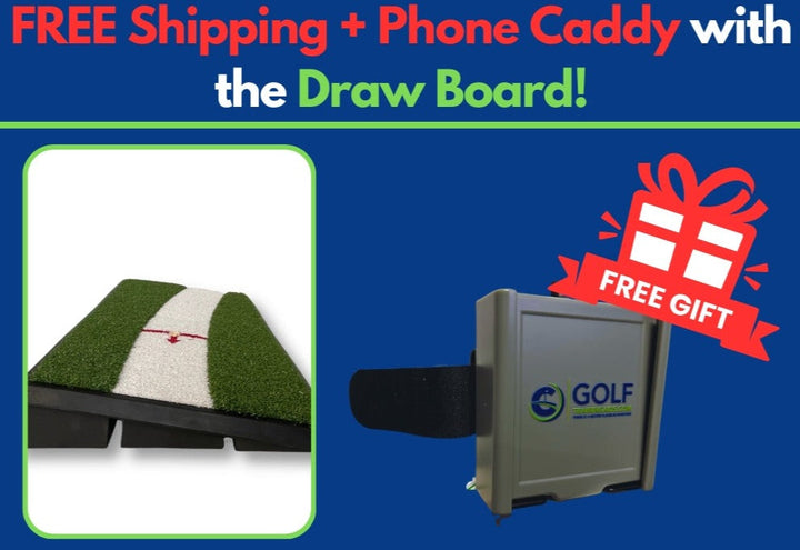 Draw Board. Full Swing Golf Training Aid FREE PHONE CADDY W/ DRAW BOARD