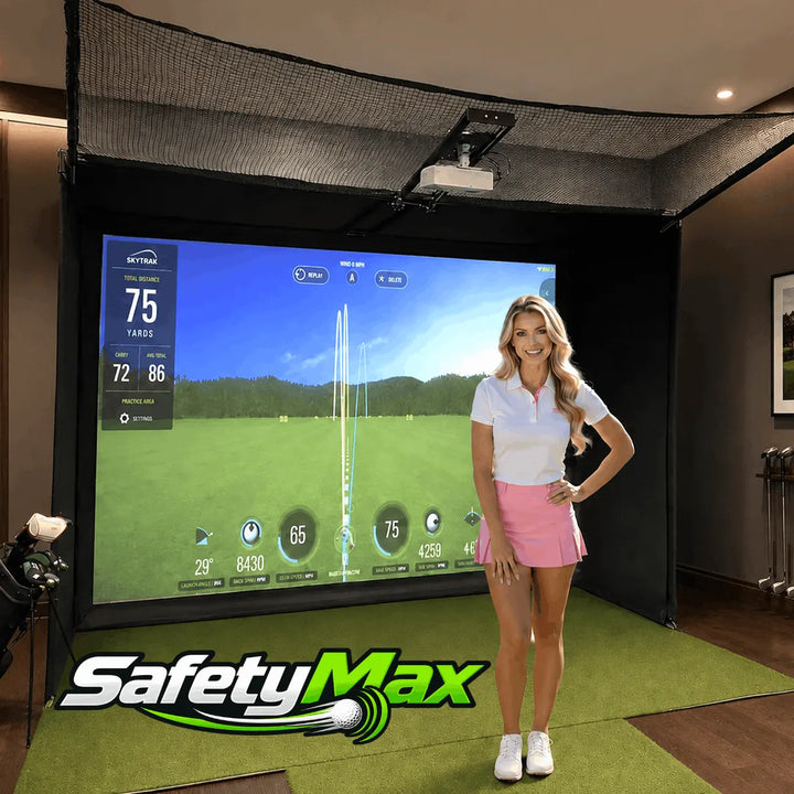 America's SafetyMax Golf Simulator Enclosure Kit - 8'H x 10'W x 6'D