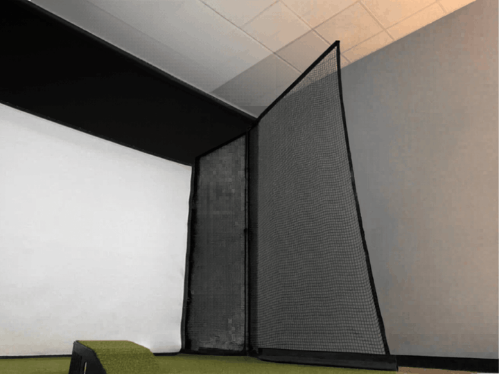 America's Micro Bay Golf Simulator Enclosure – 9'H x 12'W x 2'D