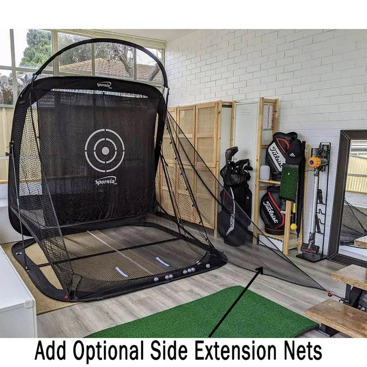 Spornia Golf Net. SPG-7 Spornia Golf Practice Net 7ft x 7ft x 7ft Golf Nets and Cages