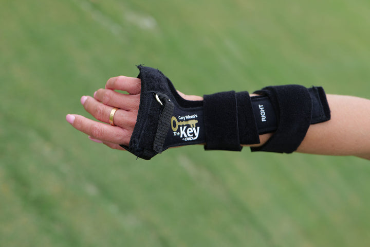 Key Golf Wrist Brace by Gary Wiren. Full Swing Golf Training Aid Full Swing Aids