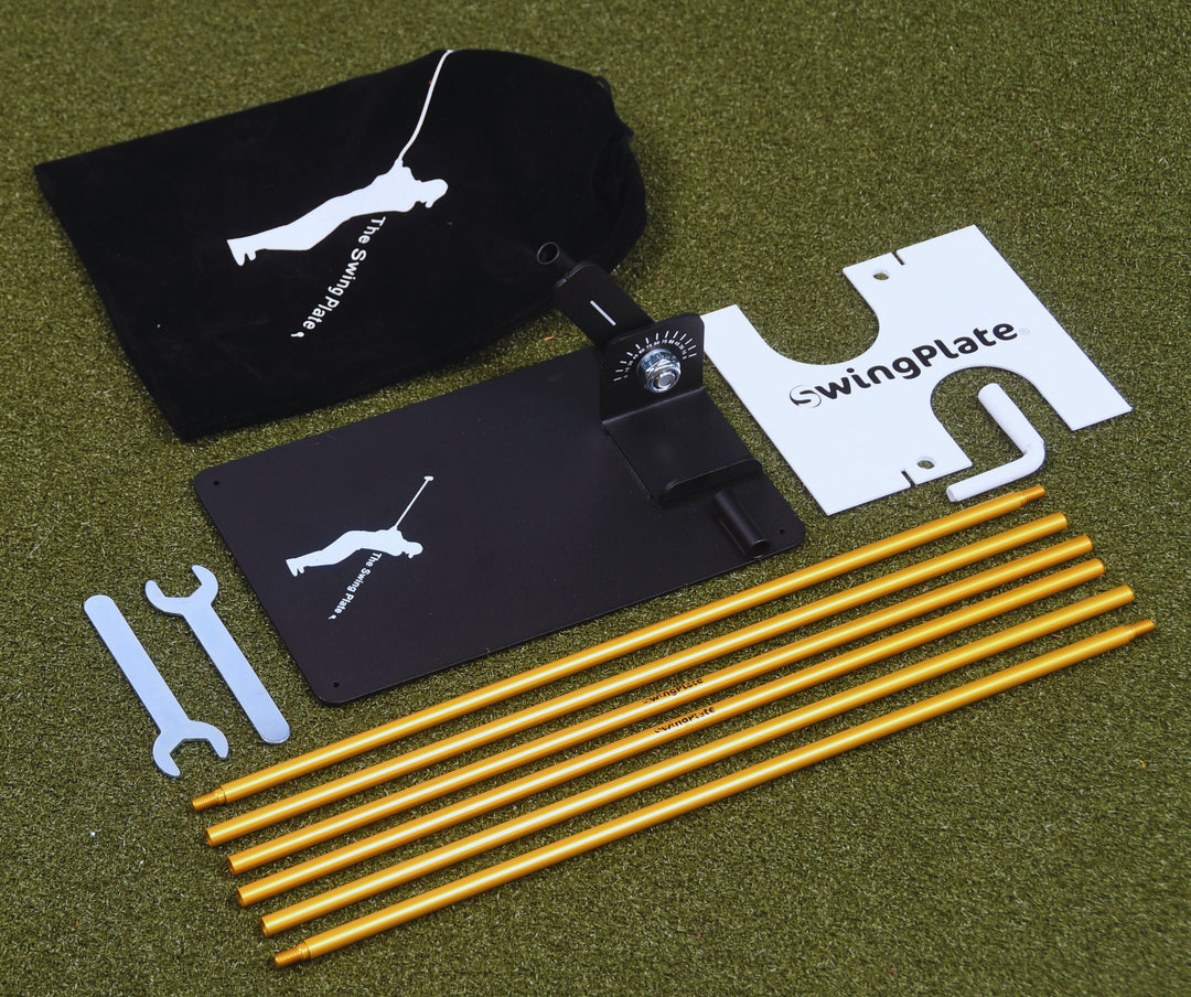 The Swing Plate Base. Full Swing Golf Training Aid Full Swing Aids Swing Plate Complete Bundle (Base,Rods Gate)