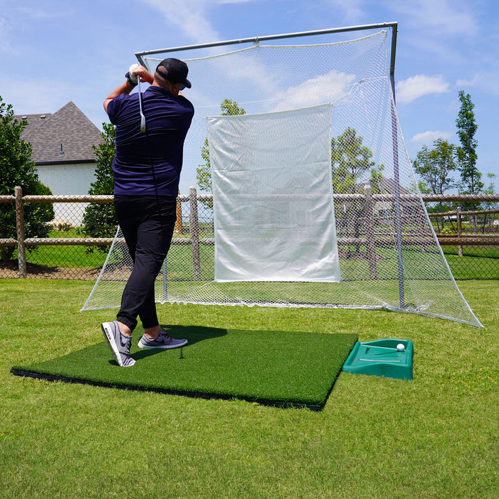 America's Swing Master Golf Net and Frame 7h x 11w x 3.5ft sides Golf Nets and Cages