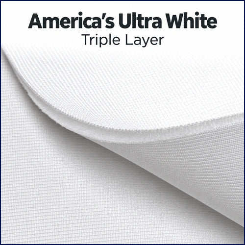 America's Ultra White Triple Layer Golf Simulator Impact Screen