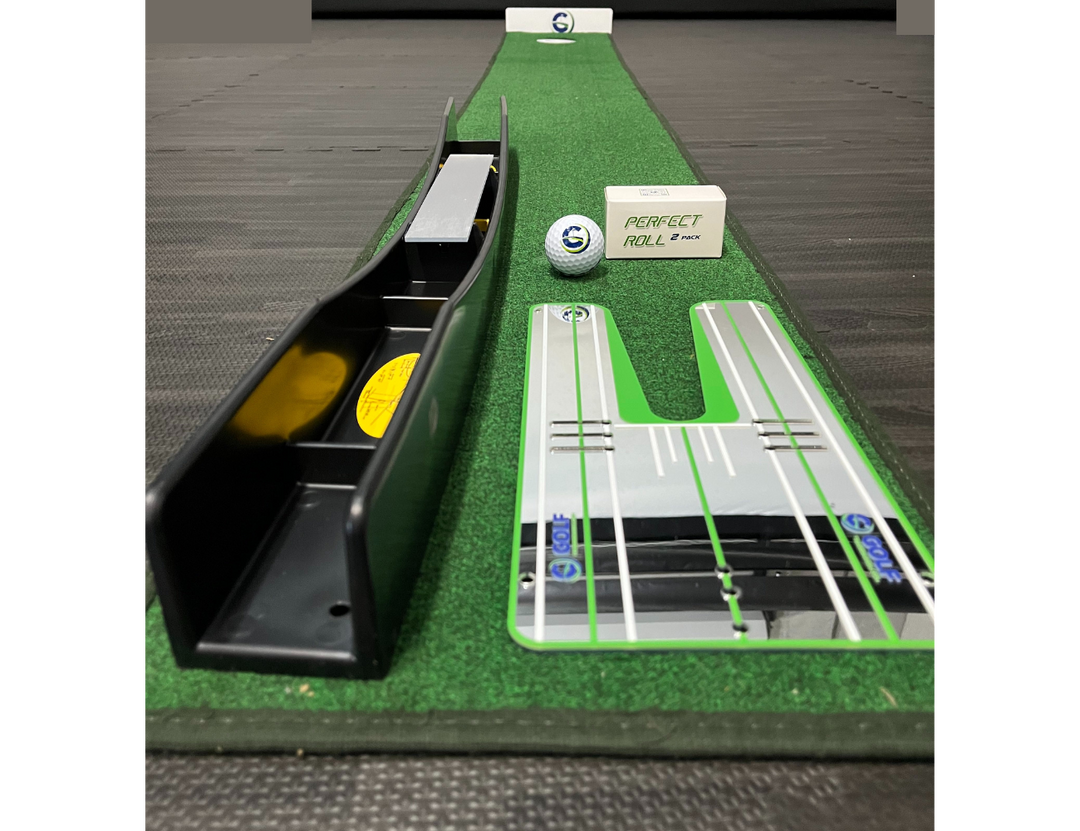 Putting Arc (MS3D) Home Suite! - HomePutt Mat, Putting Arc (MS3D), Perfect Roll Mirror + Balls, & No. 3 Putt Cup Putting Aids