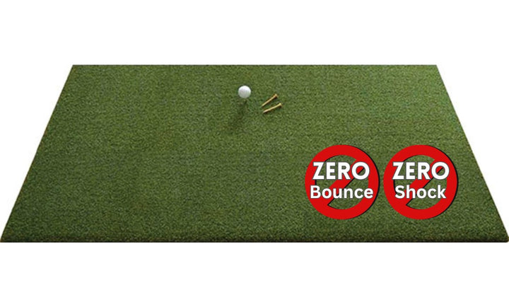 Dura-Star Urethane Wood Tee Golf Mats perform with Zero Shock and Zero Bounce