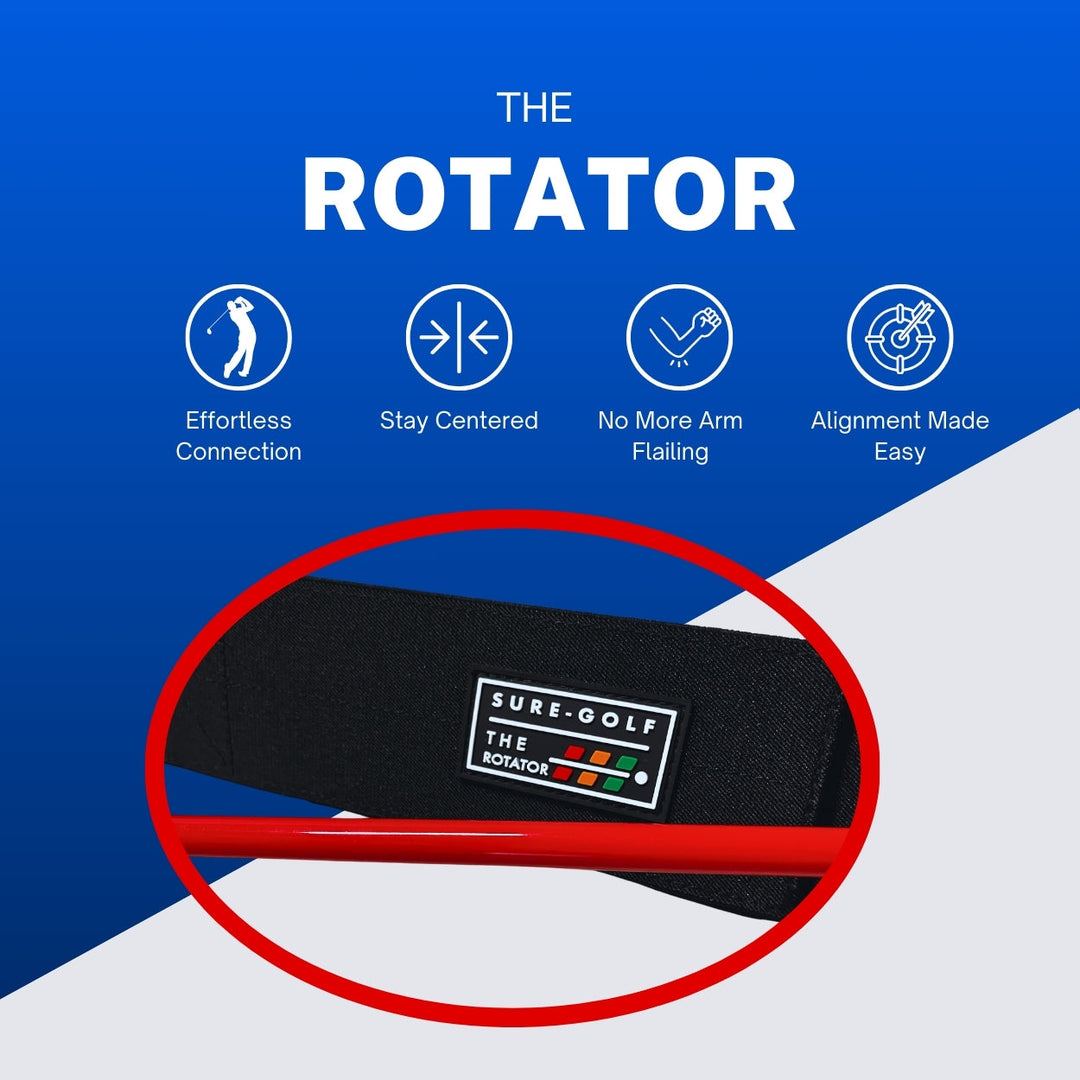 The Rotator. Short Game & Full Swing Golf Training Aid Full Swing Aids