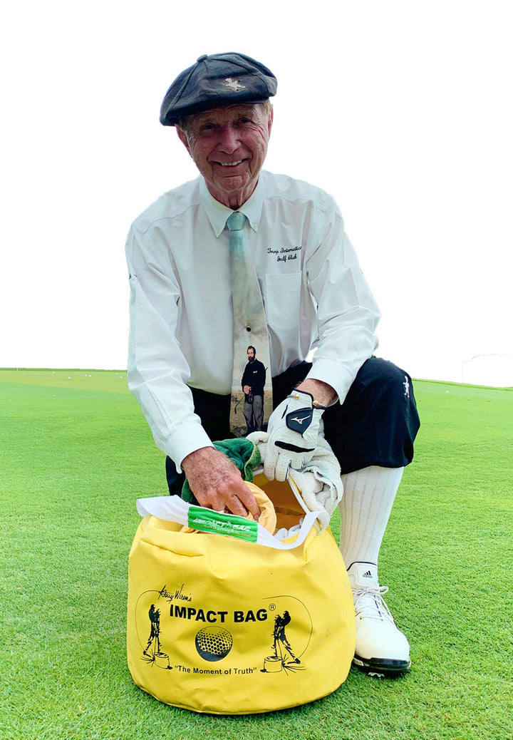 Golf Impact Bag® by Dr. Gary Wiren. Full Swing Golf Training Aid Full Swing Aids