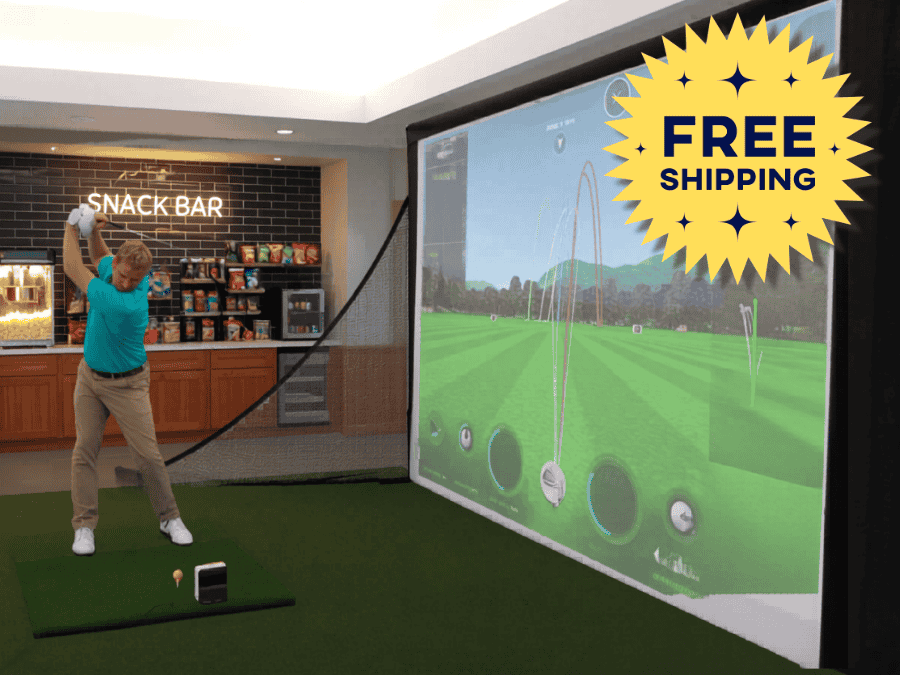 America's MicroBay Golf Simulator Enclosure Free Shipping