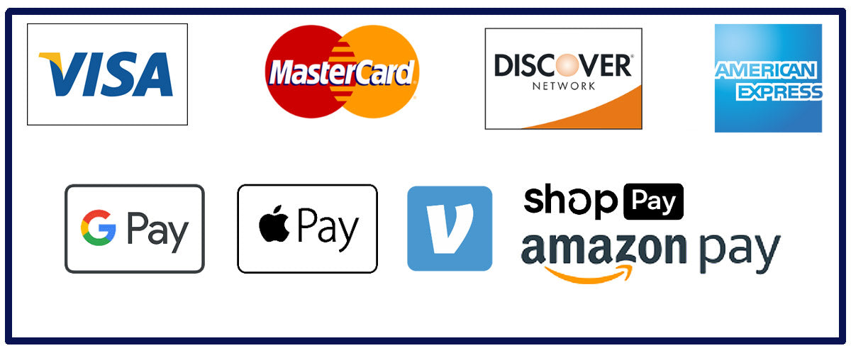 We accept many payment methods at America's Golf Mats