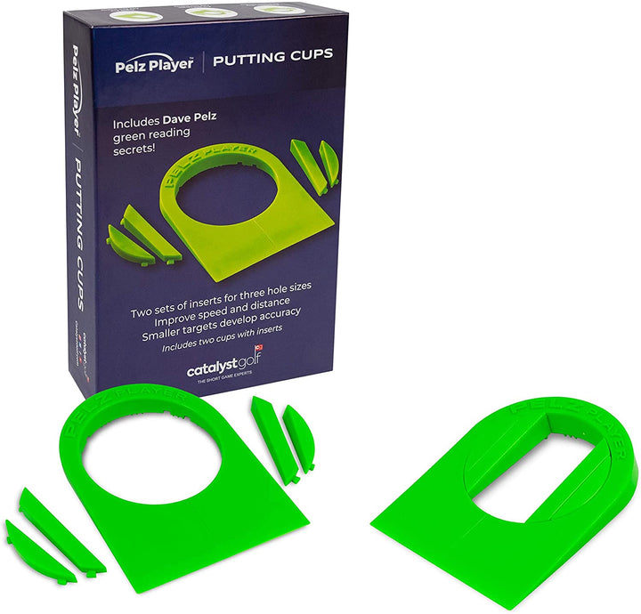 PELZ Player Putting Cup 2 Pack. Putting Golf Training Aid. Putting Aids