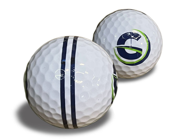 Perfect Roll Golf Balls - 2 Pack. Putting Training Aid