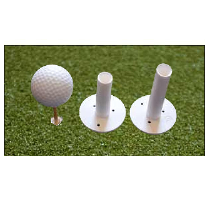 RangeForce Golf Range Mats come with rubber tees