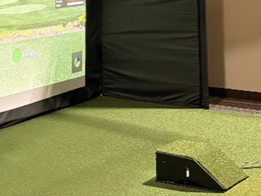 Terrashield Projector Floor Enclosure protects your golf simulator projector