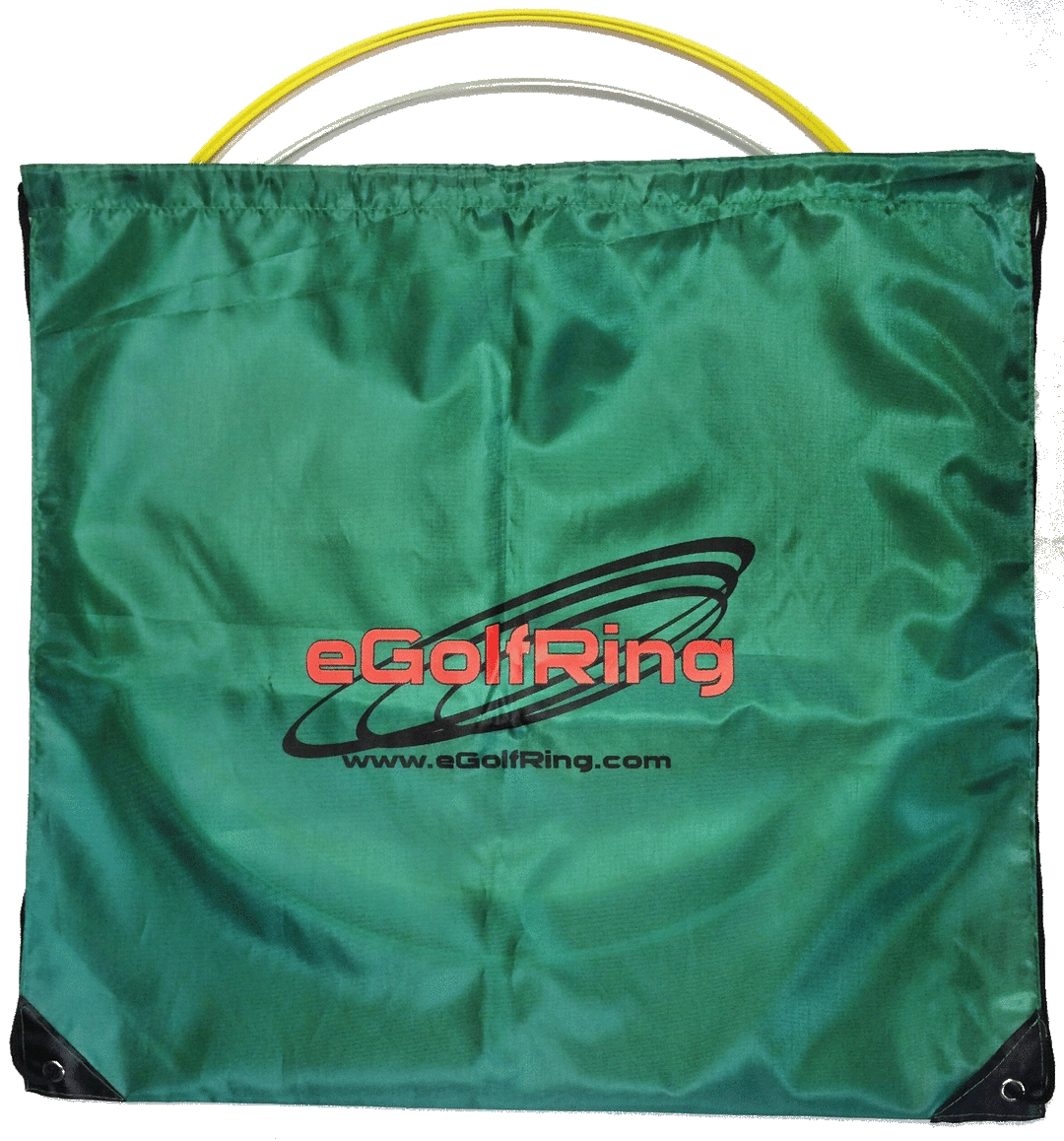 eGolfRing set - YELLOW 1', 2', 4', 8' with carry bag. Short Game Golf Training Aid Short Game